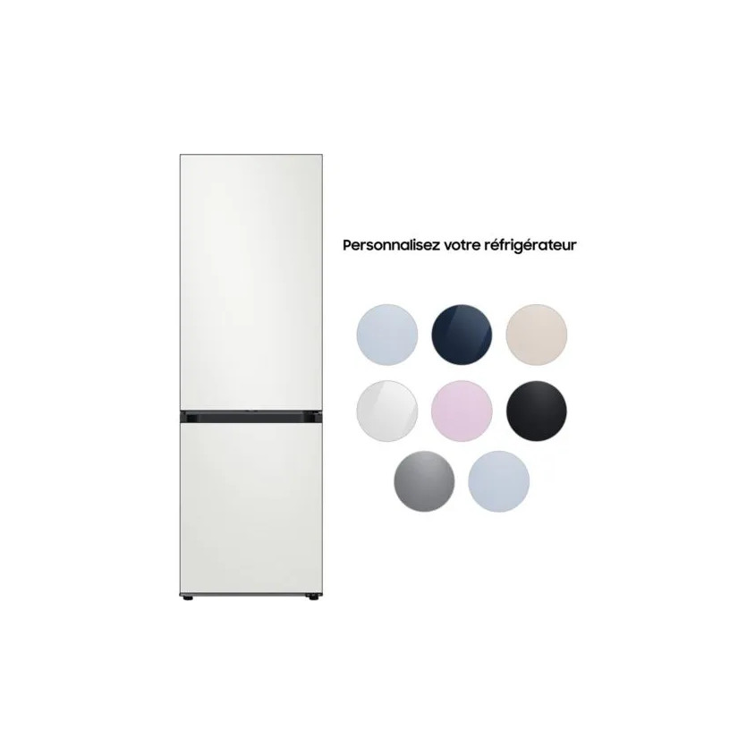Réfrigérateur combiné Samsung RB34A6B0EAP + Panneaux Inox- (Expo)